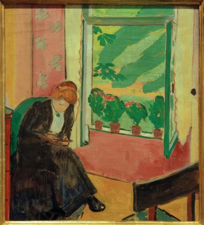 Black Woman at the Window (Marg Moll) by Oskar Moll